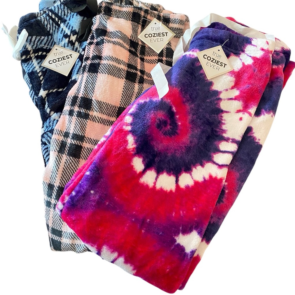 Cozy Fleece Pyjama Pants - Set of 3